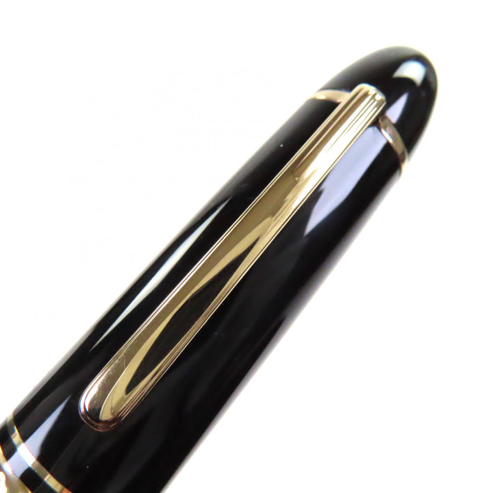 良品▼MONTBLANC モンブラン マイスターシュテュック 149 ペン先14K EFニブ ホワイトスター 万年筆 ブラック ゴールド ドイツ製 メンズ