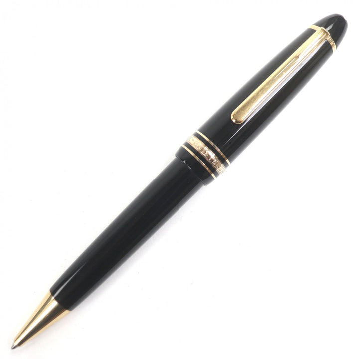 良品▼MONTBLANC モンブラン マイスターシュテュック ル・グラン ホワイトスター ツイスト式 ボールペン ブラック ゴールド 筆記確認済み