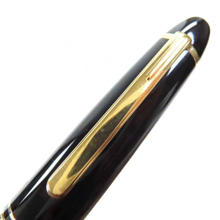 良品▼MONTBLANC モンブラン マイスターシュテュック ル・グラン ホワイトスター ツイスト式 ボールペン ブラック ゴールド 筆記確認済み