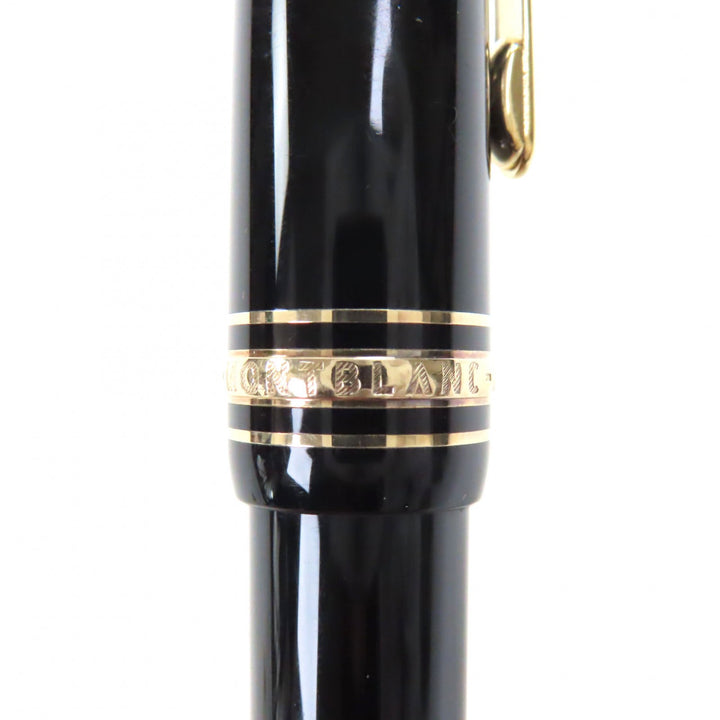 良品▼MONTBLANC モンブラン マイスターシュテュック ル・グラン ホワイトスター ツイスト式 ボールペン ブラック ゴールド 筆記確認済み