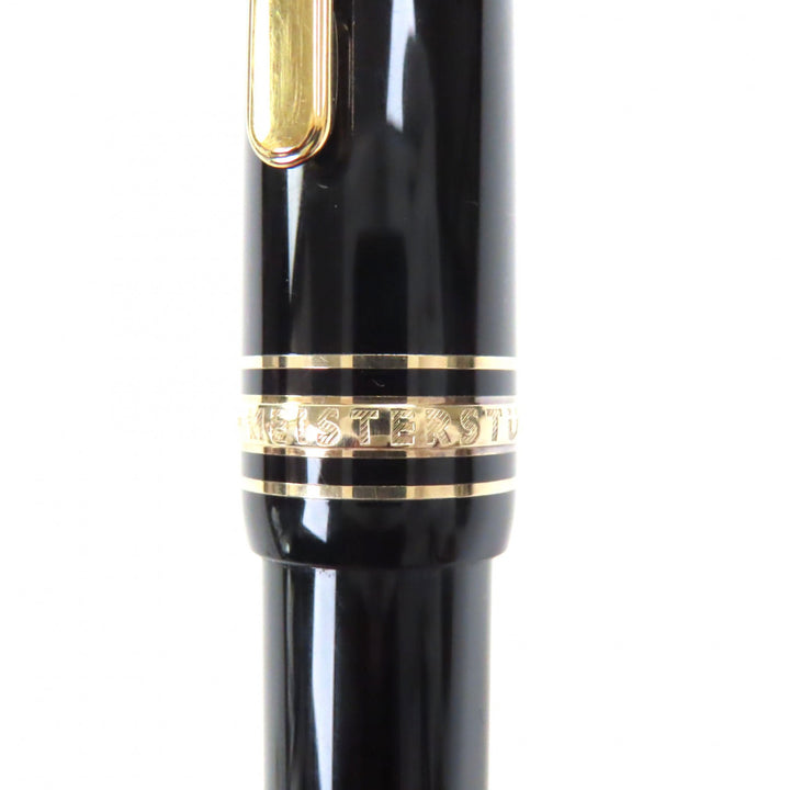 良品▼MONTBLANC モンブラン マイスターシュテュック ル・グラン ホワイトスター ツイスト式 ボールペン ブラック ゴールド 筆記確認済み