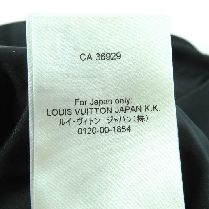 極美品★LOUIS VUITTON ルイヴィトン 2022年製 モヘア混 ロゴボタン付 モノグラム ツイード ワンピース 34 ハンガー・ガーメント付 正規品