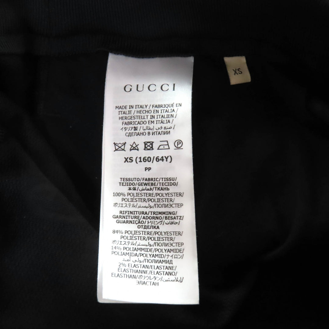極美品★GUCCI グッチ 22AW 655183 GG柄 ジャージー ジャガード スカート ボトムス ブラック XS イタリア製 正規品 レディース