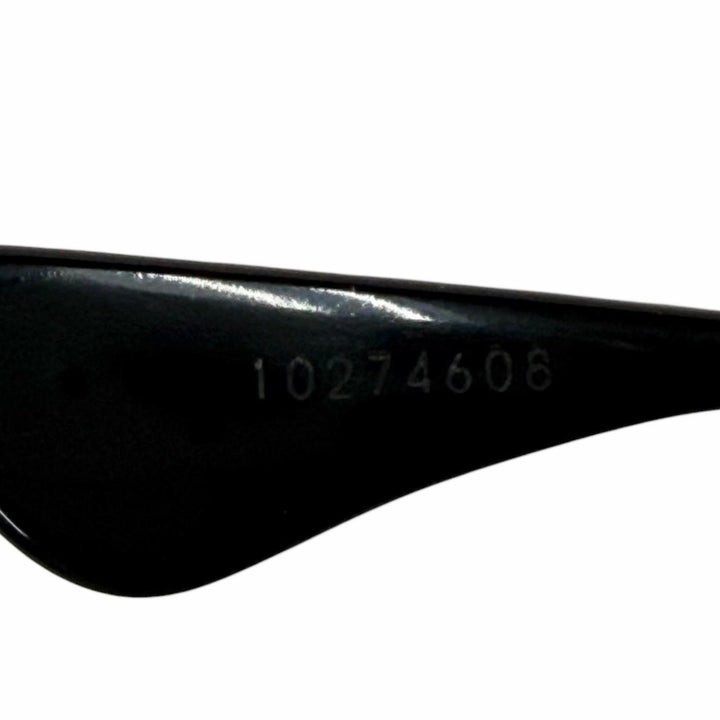 美品▼CHROME HEARTS クロムハーツ GROWLER 1 925 メガネ 眼鏡 アイウェア ブラック シルバー 56□19-144 度入り ケース付 総重量37.32g