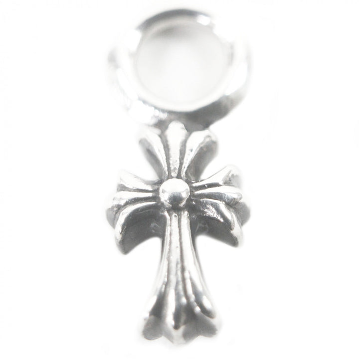 極美品□CHROME HEARTS クロムハーツ STACK CH CROSS V2 CHクロススタックチャーム ペンダントトップ SV925 シルバー 重量1.28g メンズ