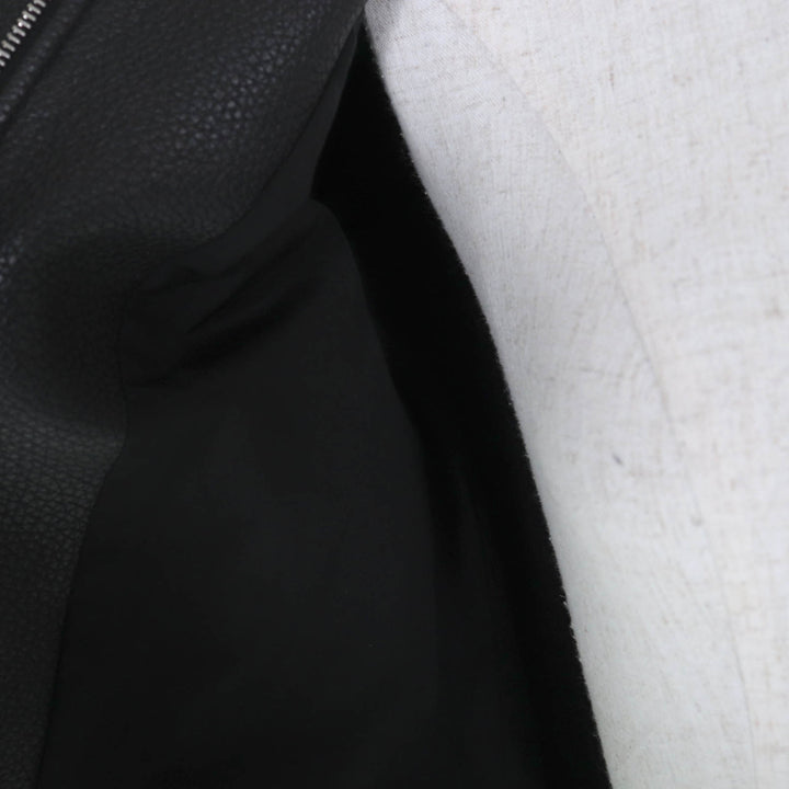 未使用品◇HERMES エルメス 2023年製 3H1207D1 セリエボタン ディアスキン レザージャケット ブラック 36 イタリア製 正規品 レディース