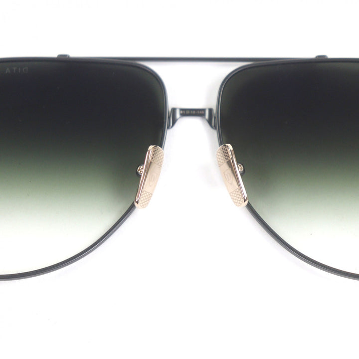 未使用品□DITA ディータ ARTOA.92 DTS160-A-03 ツーブリッジ ティアドロップ サングラス ガンメタリック 61□12-145 デモレンズ 日本製