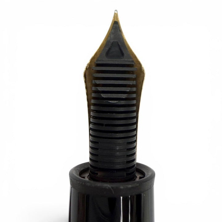 良品▼MONTBLANC モンブラン マイスターシュテュック 149 ペン先18K Fニブ ホワイトスター 万年筆 ブラック ゴールド ドイツ製 メンズ