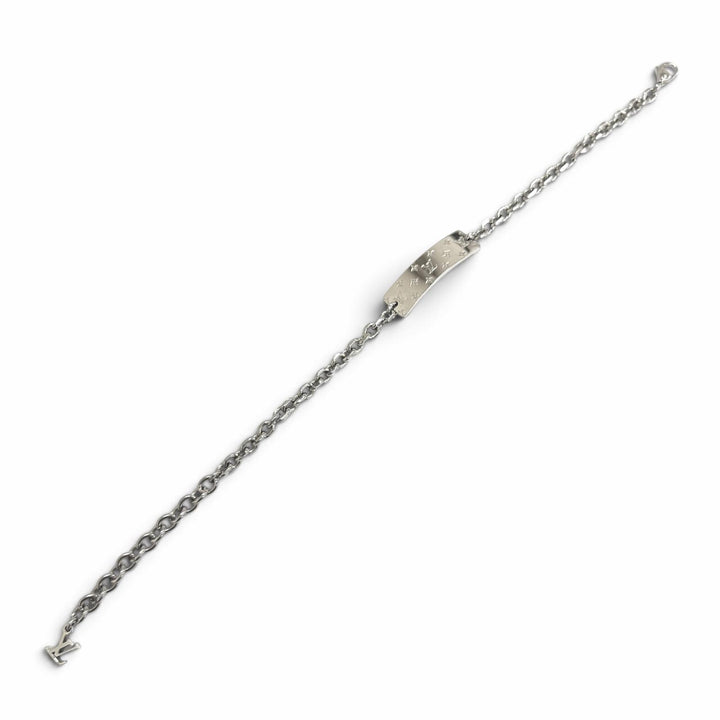 美品□LOUIS VUITTON ルイヴィトン M00681 2022年製 ブレスレット・モノグラム ボールド 現行品 アクセサリー シルバー イタリア製