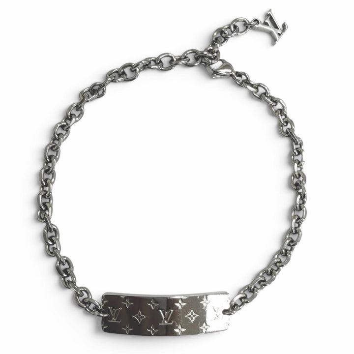 美品□LOUIS VUITTON ルイヴィトン M00681 2022年製 ブレスレット・モノグラム ボールド 現行品 アクセサリー シルバー イタリア製