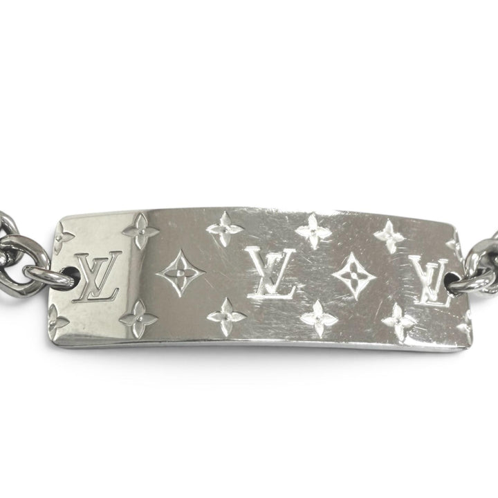 美品□LOUIS VUITTON ルイヴィトン M00681 2022年製 ブレスレット・モノグラム ボールド 現行品 アクセサリー シルバー イタリア製