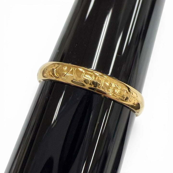 極美品▼Cartier カルティエ ディアボロ ドゥ カルティエ ブルージェムストーン ツイスト式 ボールペン ブラック ゴールド 筆記確認済み