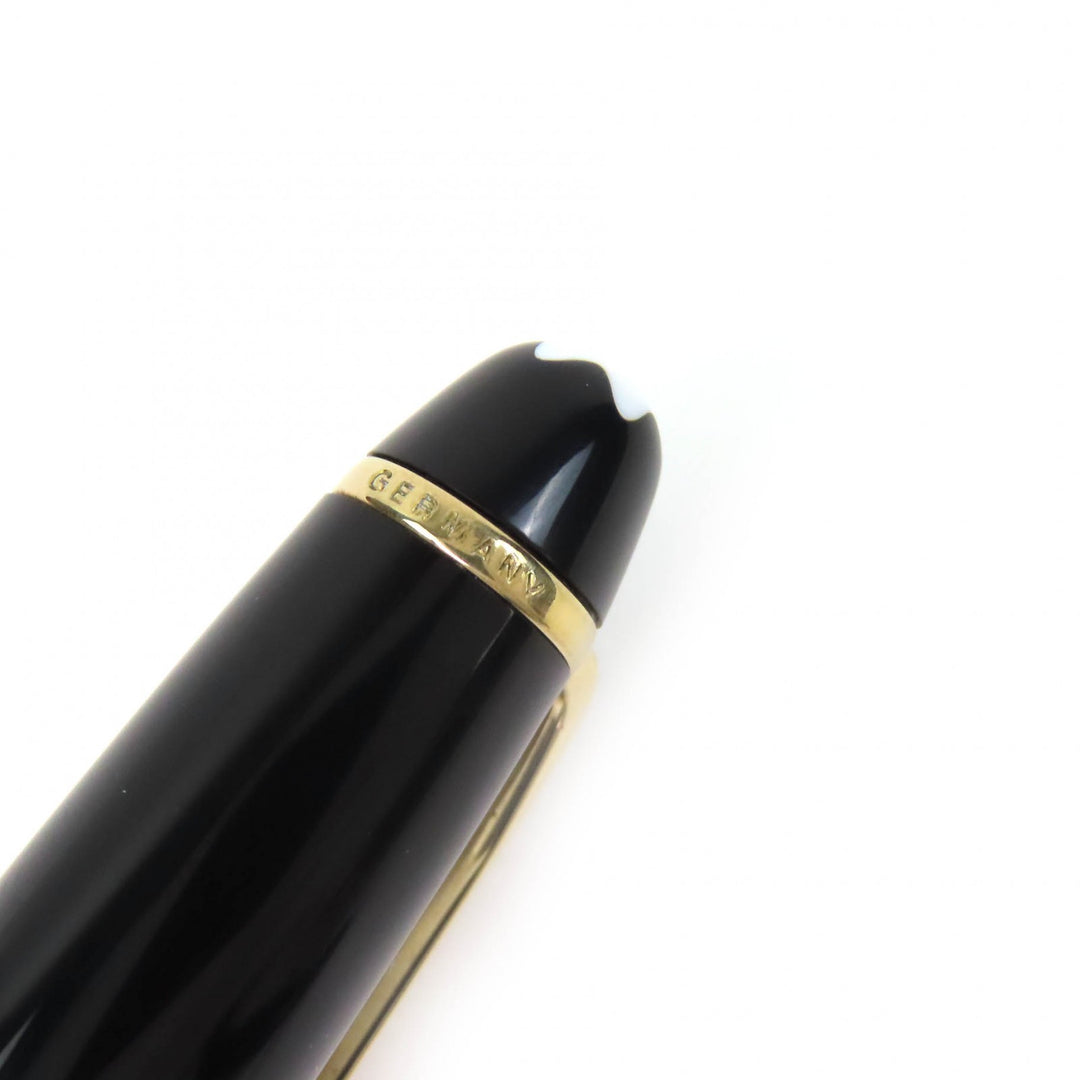 良品△MONTBLANC モンブラン マイスターシュテュック クラシック ペン先14K ホワイトスター 万年筆 ブラック ゴールド ドイツ製 メンズ