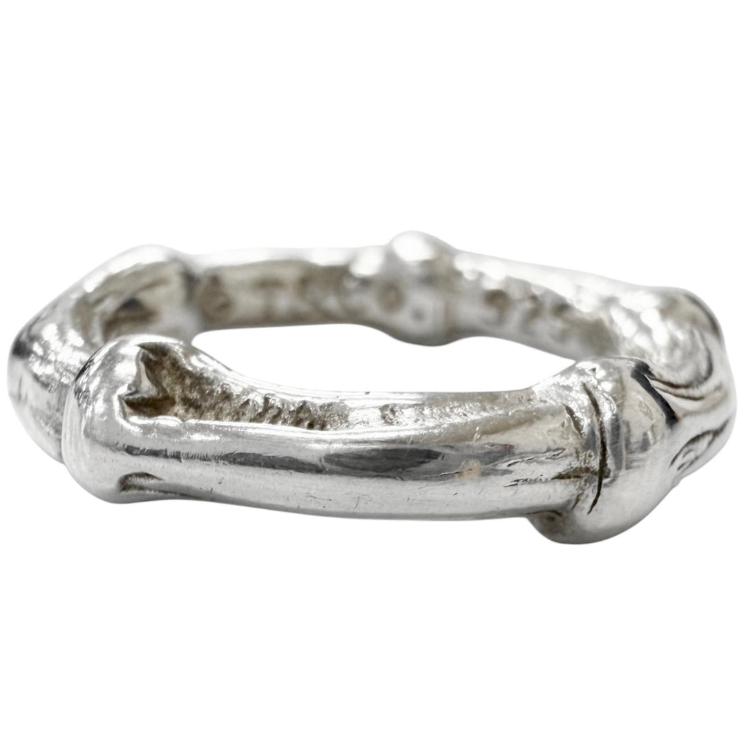 美品□TIFFANY&amp;Co. ティファニー SV925 1996 バンブー リング 指輪 アクセサリー シルバー JP9号相当 重量5.46g レディース メンズ
