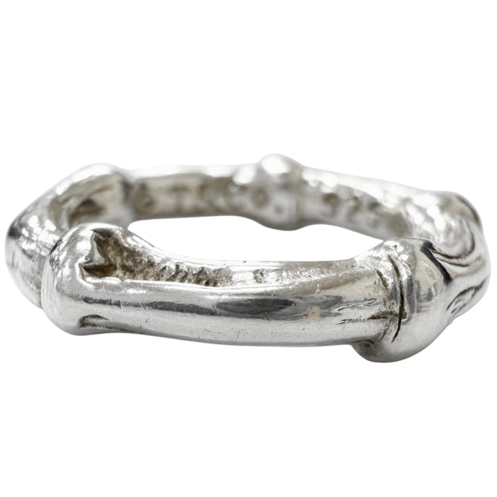 美品□TIFFANY&amp;Co. ティファニー SV925 1996 バンブー リング 指輪 アクセサリー シルバー JP9号相当 重量5.46g レディース メンズ