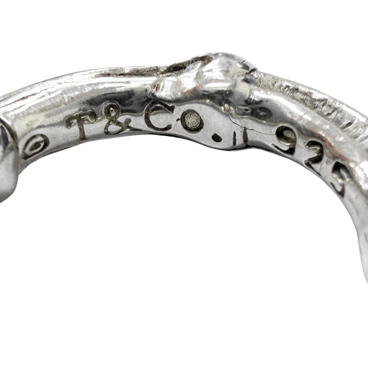 美品□TIFFANY&amp;Co. ティファニー SV925 1996 バンブー リング 指輪 アクセサリー シルバー JP9号相当 重量5.46g レディース メンズ