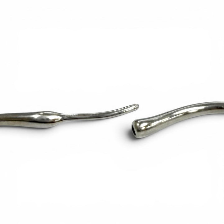 美品★TIFFANY&amp;Co. ティファニー エルサペレッティ オープンハート フープピアス ミディアム AG925 シルバー 重量8.9g 箱・保存袋付き