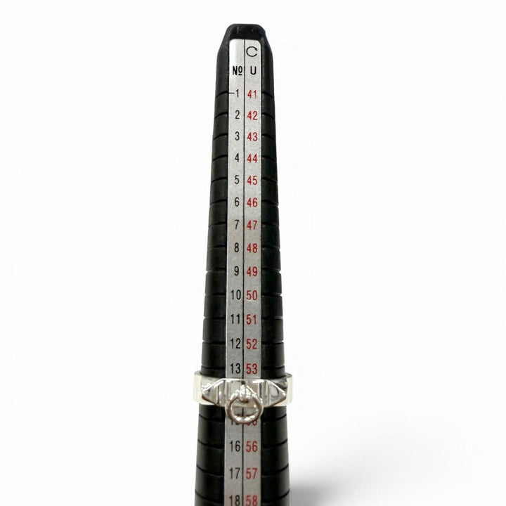 極美品▼HERMES エルメス 2019年製 コリエドシアン AG925 リング 指輪 シルバー 54 JP14号 フランス製 重量4.8g メンズ レディース