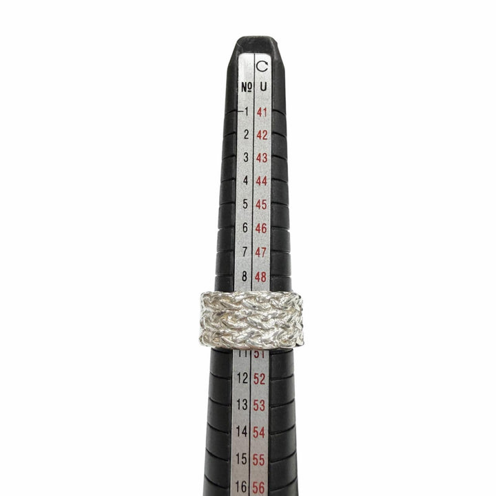 極美品▼HERMES エルメス ヴィンテージ ディアンヌ 925 リング 指輪 シルバー 52 JP10号 重量13.2g メンズ レディース アクセサリー