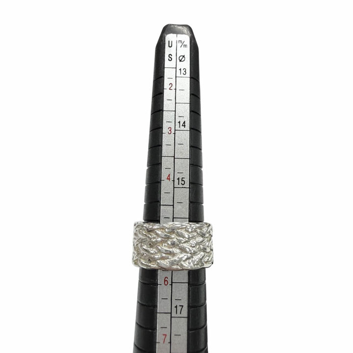 極美品▼HERMES エルメス ヴィンテージ ディアンヌ 925 リング 指輪 シルバー 52 JP10号 重量13.2g メンズ レディース アクセサリー