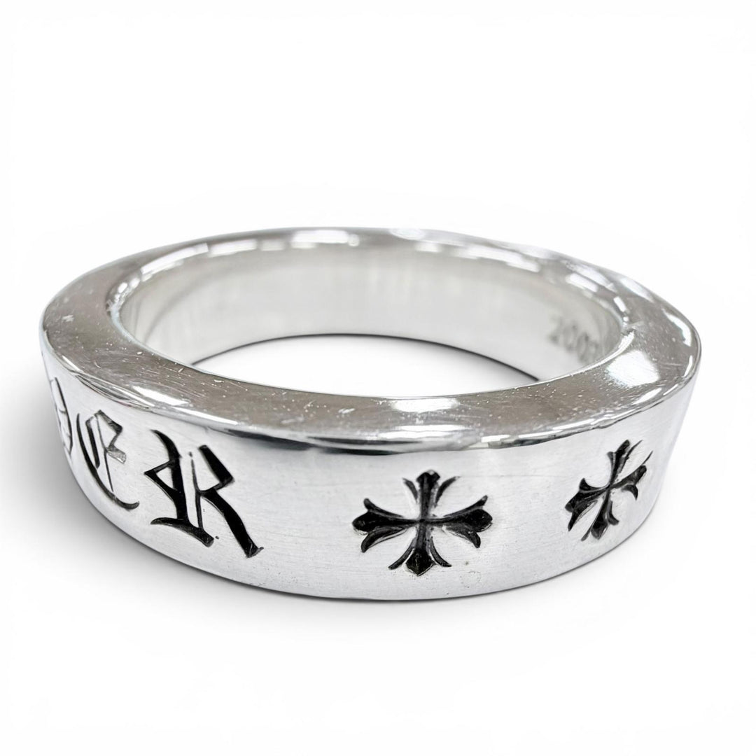 極美品◇CHROME HEARTS クロムハーツ SPACER FOREVER 6mm スペーサー フォーエバー 6mm リング 925 指輪 シルバー JP21号 重量12.4g