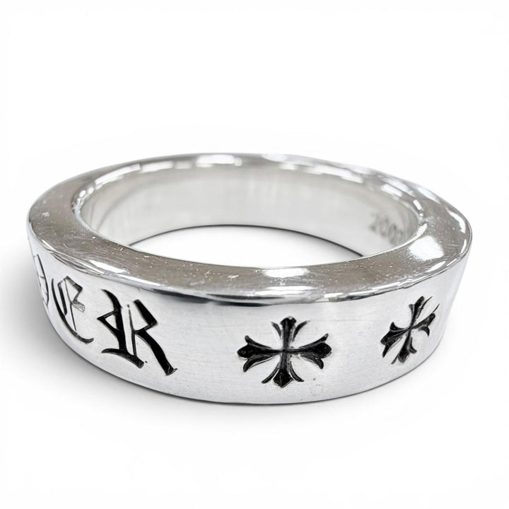 極美品◇CHROME HEARTS クロムハーツ SPACER FOREVER 6mm スペーサー フォーエバー 6mm リング 925 指輪 シルバー JP21号 重量12.4g
