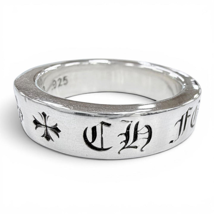極美品◇CHROME HEARTS クロムハーツ SPACER FOREVER 6mm スペーサー フォーエバー 6mm リング 925 指輪 シルバー JP21号 重量12.4g