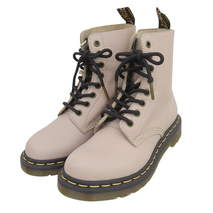 未使用品▲Dr.Martens ドクターマーチン 1460 PASCAL 8ホール レースアップ レザー ショートブーツ ピンクベージュ UK3 レディース 箱付