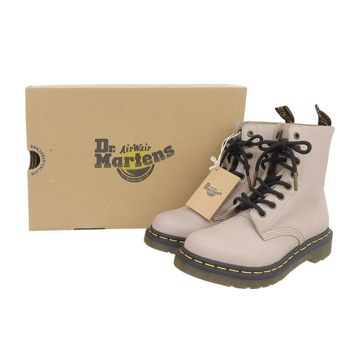 未使用品▲Dr.Martens ドクターマーチン 1460 PASCAL 8ホール レースアップ レザー ショートブーツ ピンクベージュ UK3 レディース 箱付