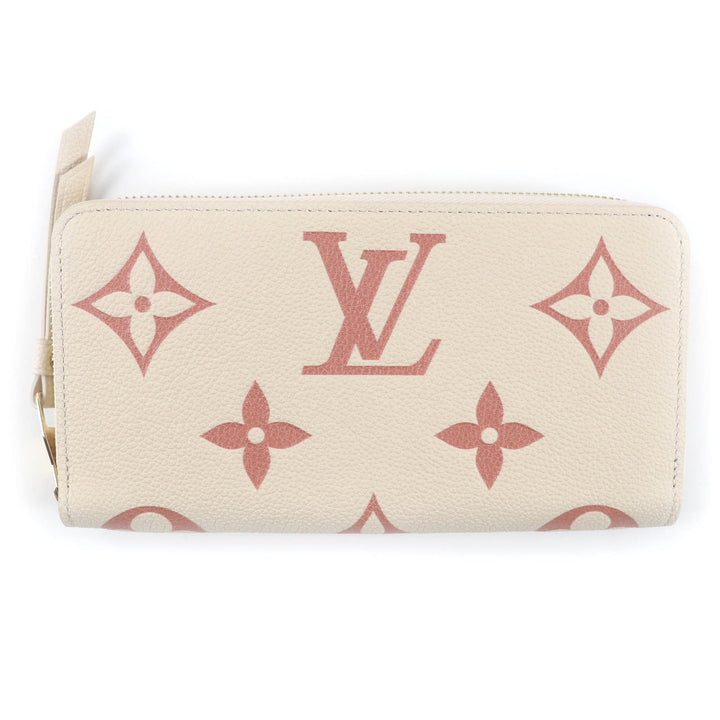 未使用品★LOUIS VUITTON ルイヴィトン M81914 バイカラー モノグラム・アンプラント ジッピーウォレット 長財布 箱・保存袋付 仏製