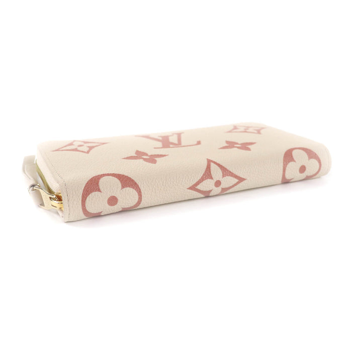 未使用品★LOUIS VUITTON ルイヴィトン M81914 バイカラー モノグラム・アンプラント ジッピーウォレット 長財布 箱・保存袋付 仏製