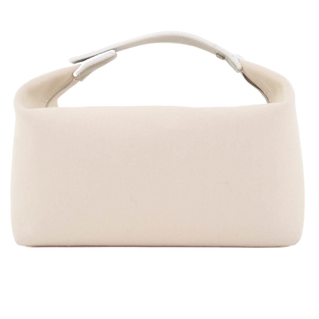 極美品◇HERMES エルメス ブリッド・ア・ブラック GM コットン100％ Hロゴ セリエボタン ハンドバッグ/ポーチ アイボリー フランス製