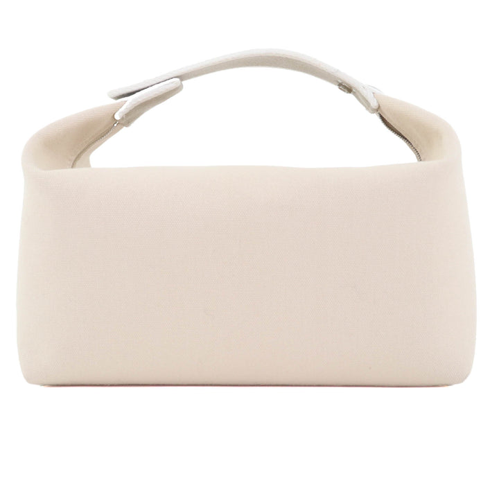 極美品◇HERMES エルメス ブリッド・ア・ブラック GM コットン100％ Hロゴ セリエボタン ハンドバッグ/ポーチ アイボリー フランス製
