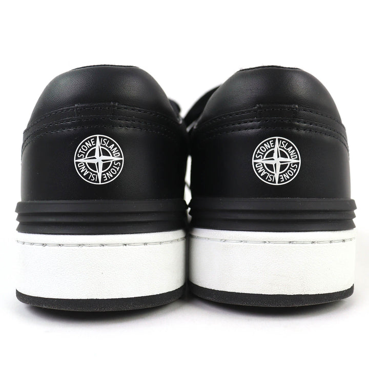 美品△DIOR STONE ISLAND ディオール オム ストーンアイランド 24SS 1947足限定 B57 レザー スニーカー ブラック 39 保存袋付き 伊製