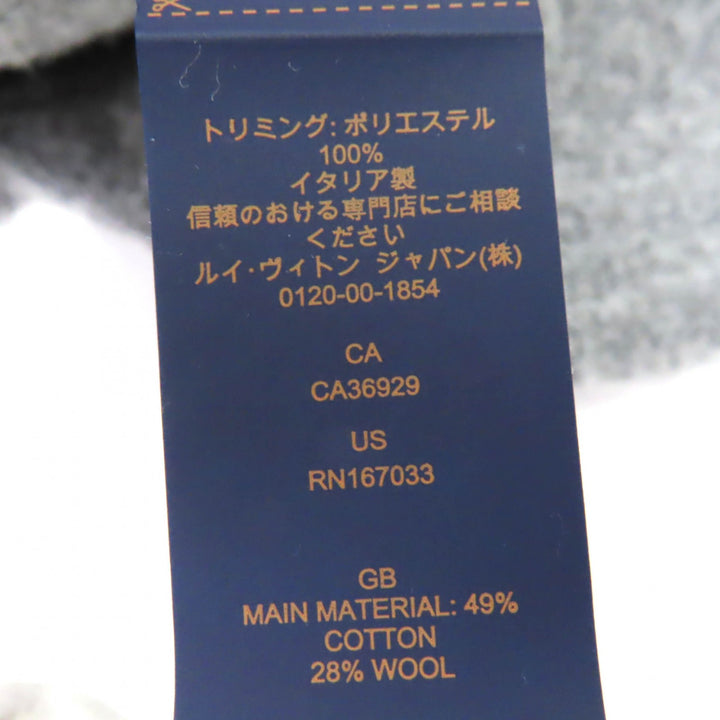 極美品◇LOUIS VUITTON ルイヴィトン M7251L キャップ･ウールグラム モノグラム ハット グレー 箱・保存袋付き 伊製 正規品 レディース