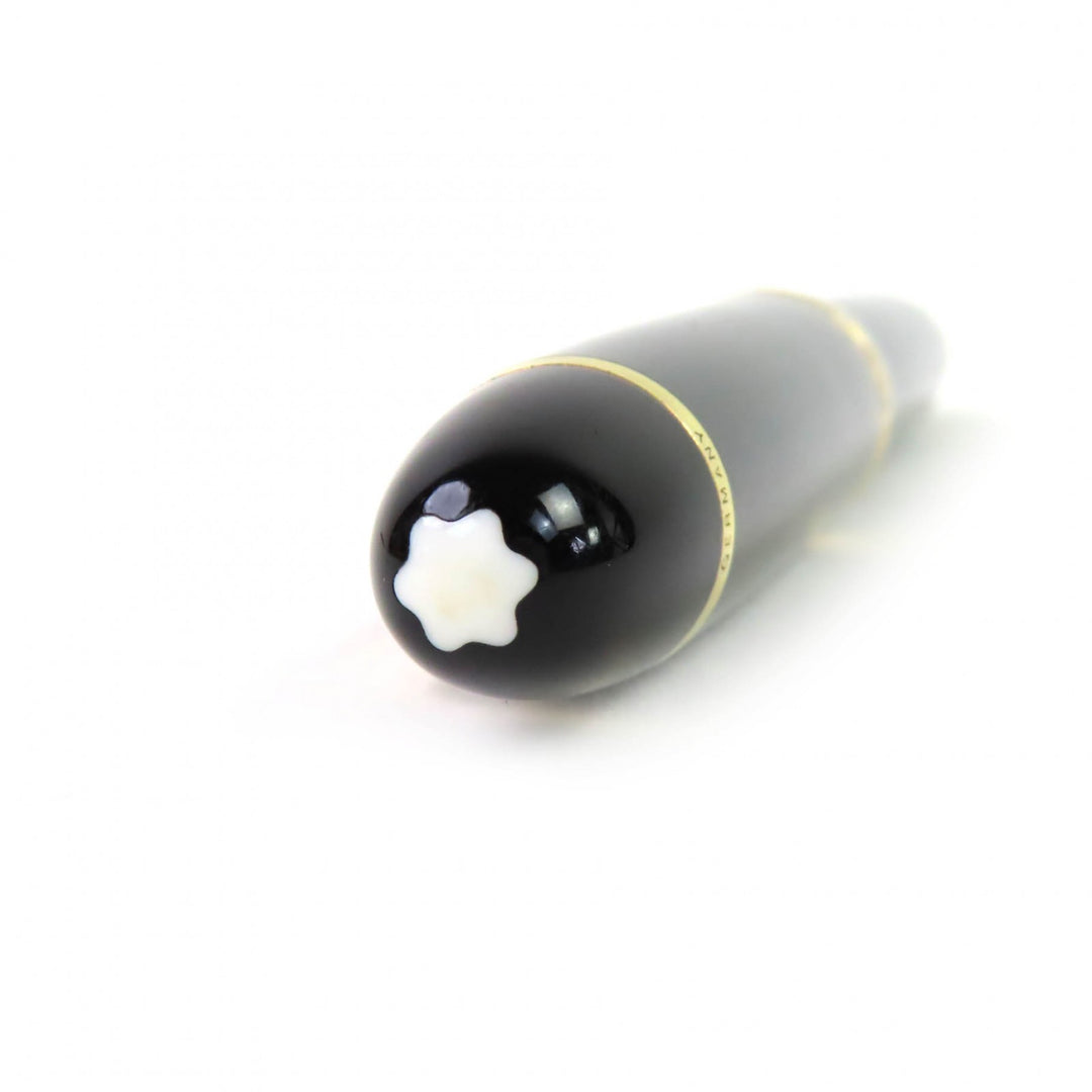 良品△MONTBLANC モンブラン マイスターシュテュック149 ペン先14K EFニブ ホワイトスター 万年筆 ブラックゴールド ドイツ製 メンズ