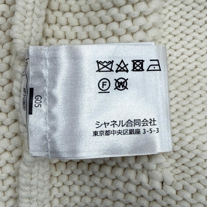 【ドンドン見直し】未使用品◇CHANEL シャネル 2025年製 P79983 ココマークボタン クロップド ジャケット 36 伊製 正規品 定価598700円