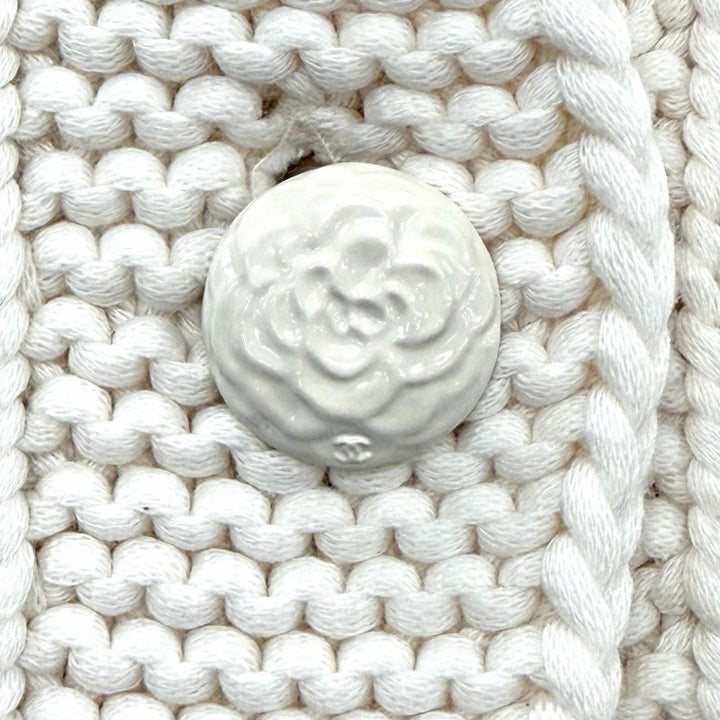 【ドンドン見直し】未使用品◇CHANEL シャネル 2025年製 P79983 ココマークボタン クロップド ジャケット 36 伊製 正規品 定価598700円