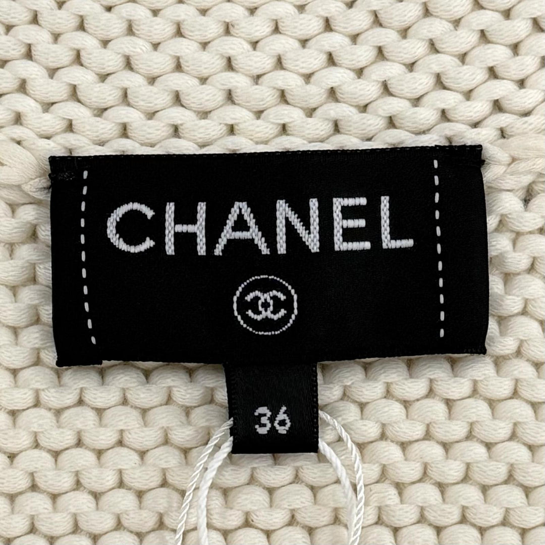 【ドンドン見直し】未使用品◇CHANEL シャネル 2025年製 P79983 ココマークボタン クロップド ジャケット 36 伊製 正規品 定価598700円