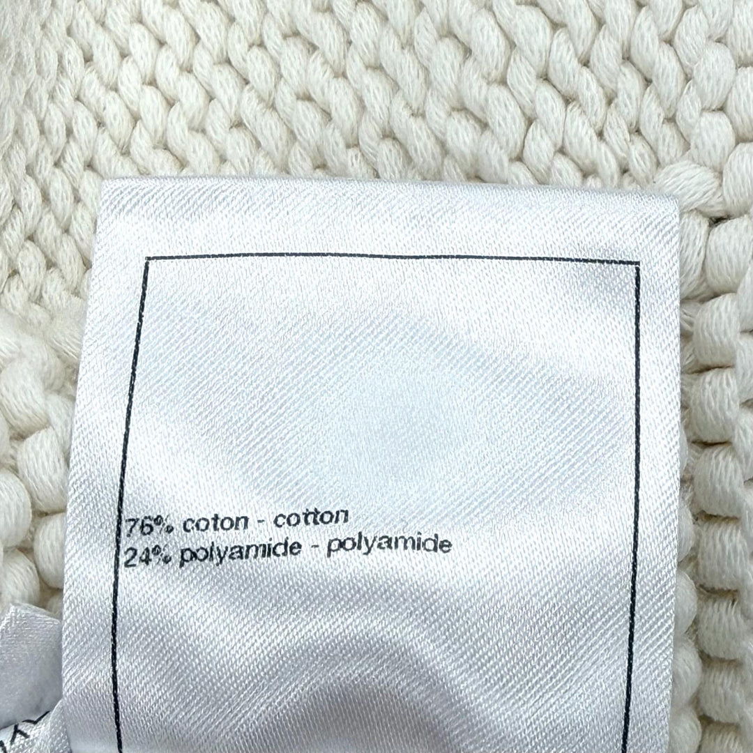 【ドンドン見直し】未使用品◇CHANEL シャネル 2025年製 P79983 ココマークボタン クロップド ジャケット 36 伊製 正規品 定価598700円