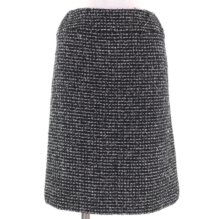 極美品◇CHANEL シャネル ヴィンテージ 03C P20548/P20413 ウール マトラッセココボタン付き ツイード セットアップ スーツ 34 正規品