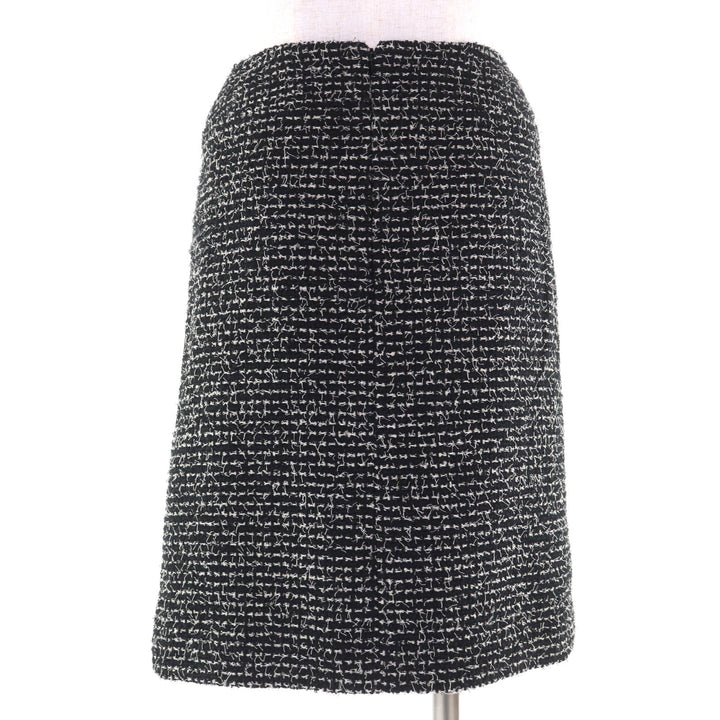 極美品◇CHANEL シャネル ヴィンテージ 03C P20548/P20413 ウール マトラッセココボタン付き ツイード セットアップ スーツ 34 正規品