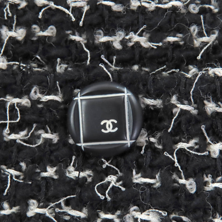 極美品◇CHANEL シャネル ヴィンテージ 03C P20548/P20413 ウール マトラッセココボタン付き ツイード セットアップ スーツ 34 正規品