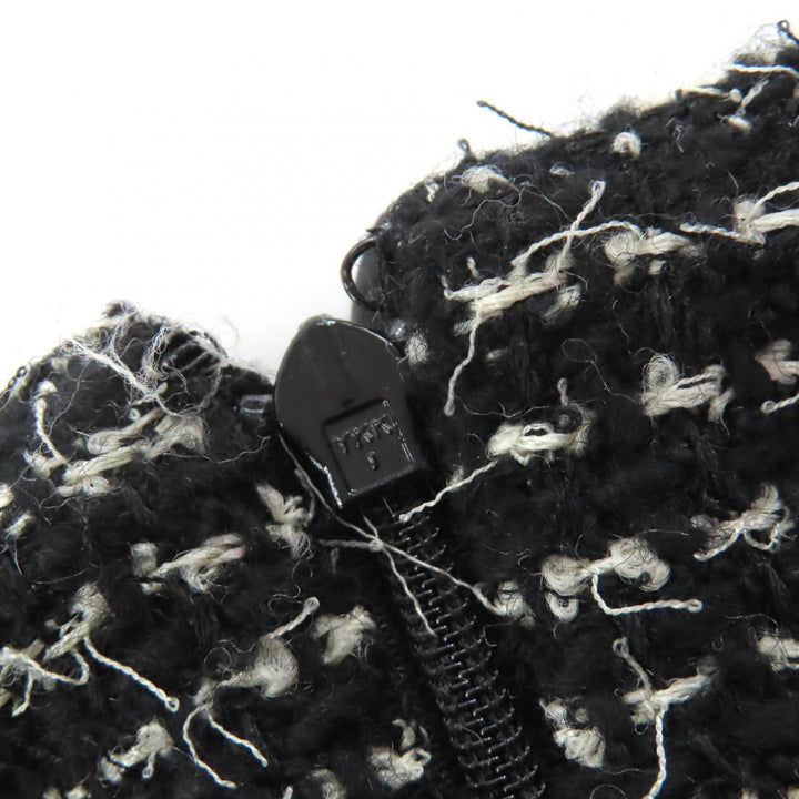 極美品◇CHANEL シャネル ヴィンテージ 03C P20548/P20413 ウール マトラッセココボタン付き ツイード セットアップ スーツ 34 正規品