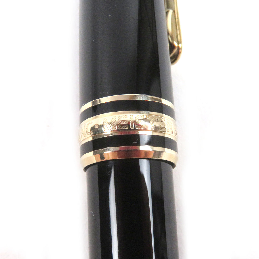 良品□MONTBLANC モンブラン マイスターシュテュック クラシック Pix ツイスト式 ボールペン ブラック ゴールド ドイツ製 筆記確認済