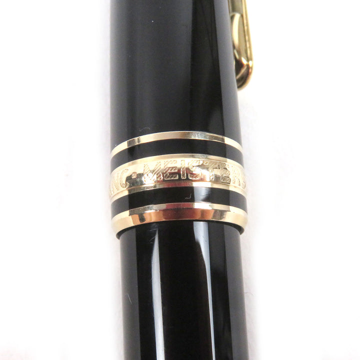 良品□MONTBLANC モンブラン マイスターシュテュック クラシック Pix ツイスト式 ボールペン ブラック ゴールド ドイツ製 筆記確認済
