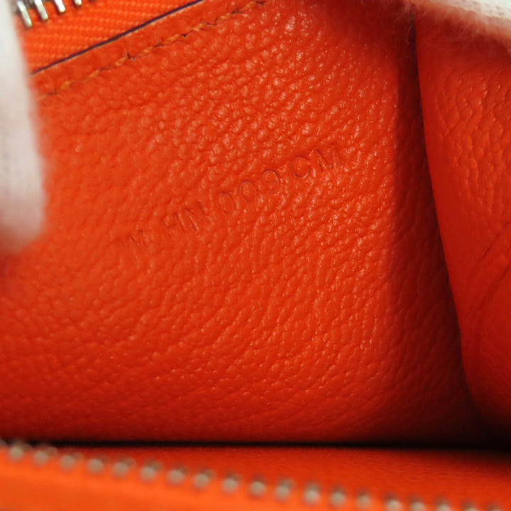 未使用品◇HERMES エルメス ベアンコンパクト シェーブル シルバー金具 2025年購入 コンパクトウォレット 二つ折り財布 オレンジ W刻印