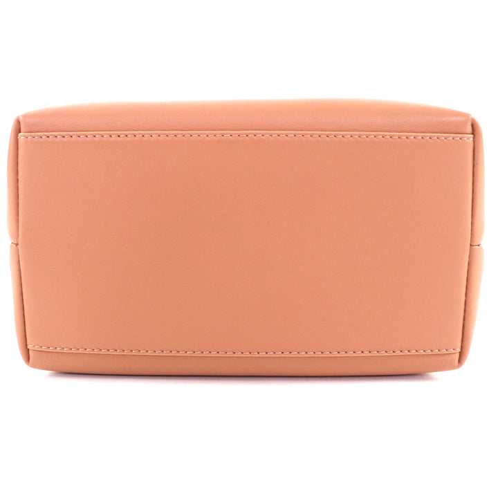 極美品◇BALLY バリー QUINCEY ロゴ金具付き キルティング レザー ショルダーバッグ ピンク系 ゴールド金具 保存袋付き 定価135300円