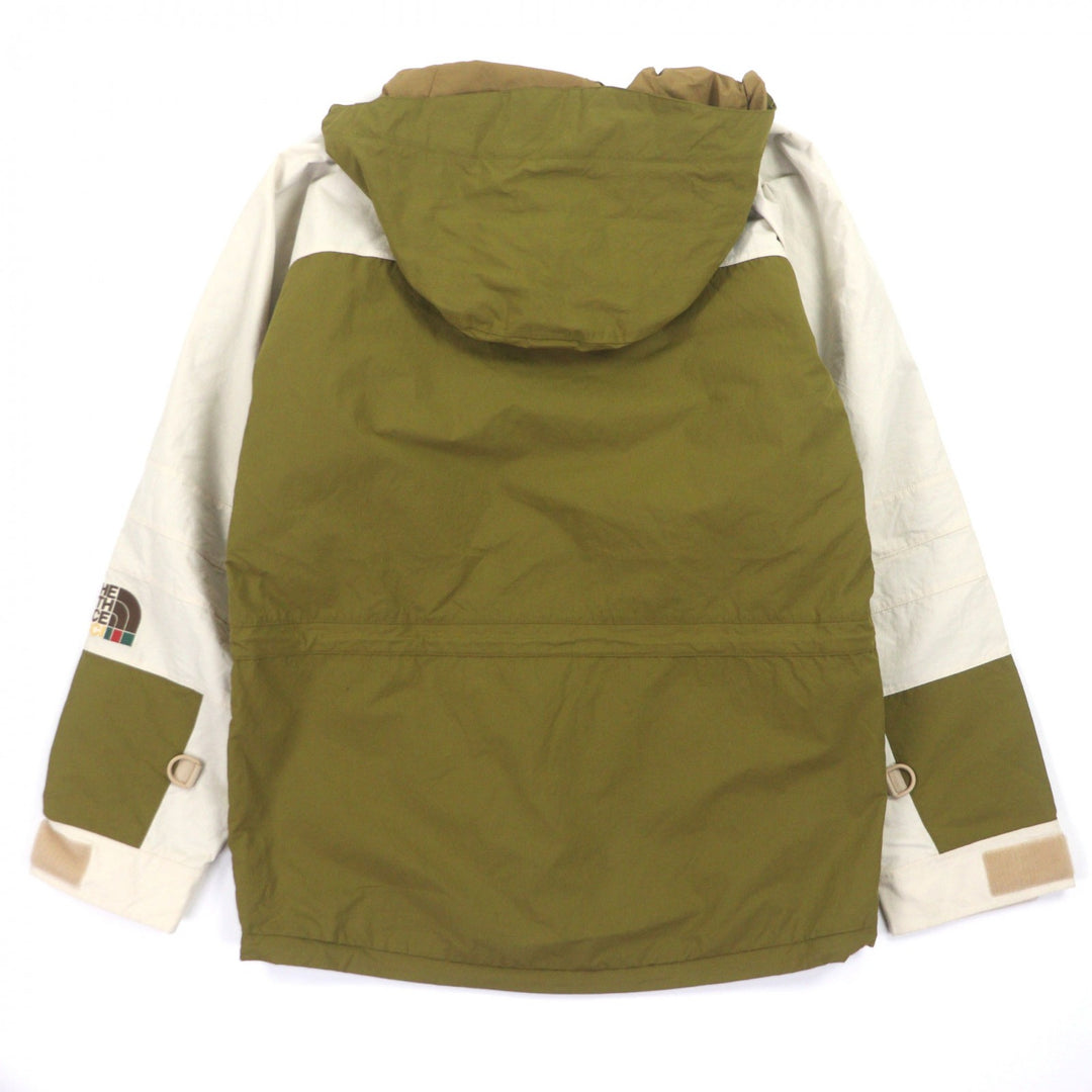 極美品▼GUCCI THE NORTH FACE グッチ ザ・ノースフェイス 21AW 663759 コラボ カラーブロック フーデッド マウンテンパーカー S 正規品
