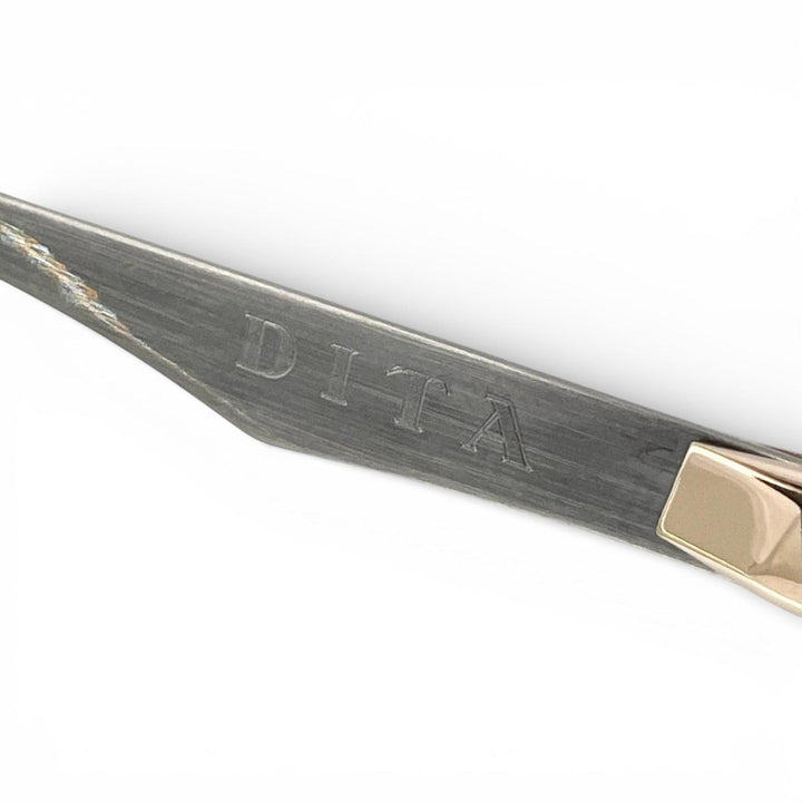 未使用品▲DITA ディータ DTX142 TYPOGRAPHER サーモントブロー メガネ 眼鏡 ガンメタリック 52□19 140 レディース 定価123200円